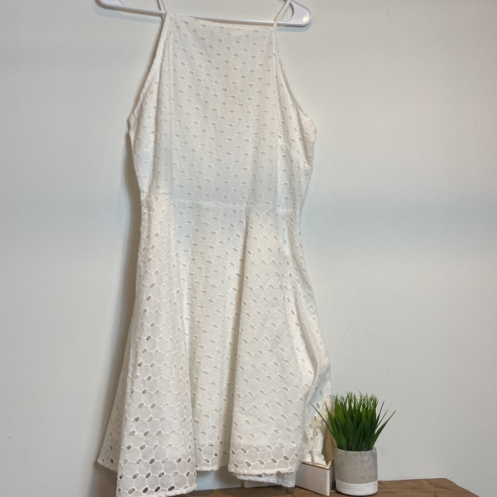 Elsey Cotton Eyelet Mini Dress NWTβ